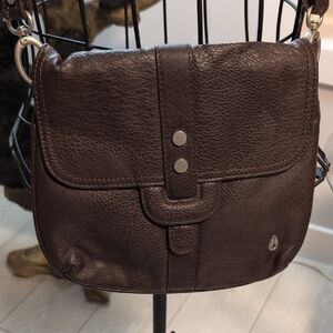 Nikon Collector’s Crossbody Purse - Grained Leather-Look Retro Bag